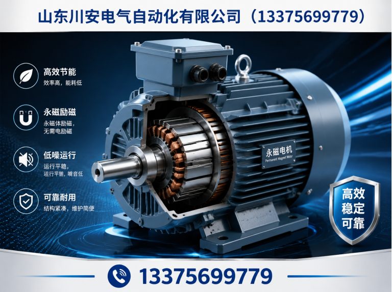 山东永磁电机展示图